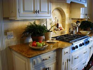 Sharp custom kitchen cabinet design