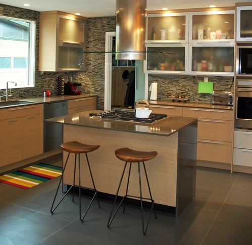general woodcraft transitional kitchen design